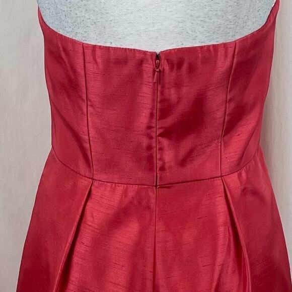 Jenny Yoo Grapefruit Pink BalletCore Party Event Strapless Dress NWT Size 8 - Picture 5 of 14